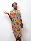 KAFTAN Silk & Chiffon SHIFT Dress