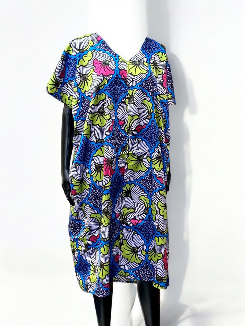 KAFTAN Silk & Chiffon SHIFT Dress