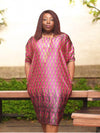KAFTAN Silk & Chiffon SHIFT Dress
