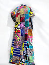 ODICHE Ankara Patchwork Dress