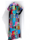 ODICHE Ankara Patchwork Dress