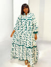 FANNY Adire Caribbean Dress