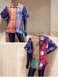 KEMA Adire Batik Combo Shirt