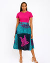 A-LINE ANKARA FLARED SKIRT