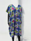 KAFTAN Silk & Chiffon SHIFT Dress