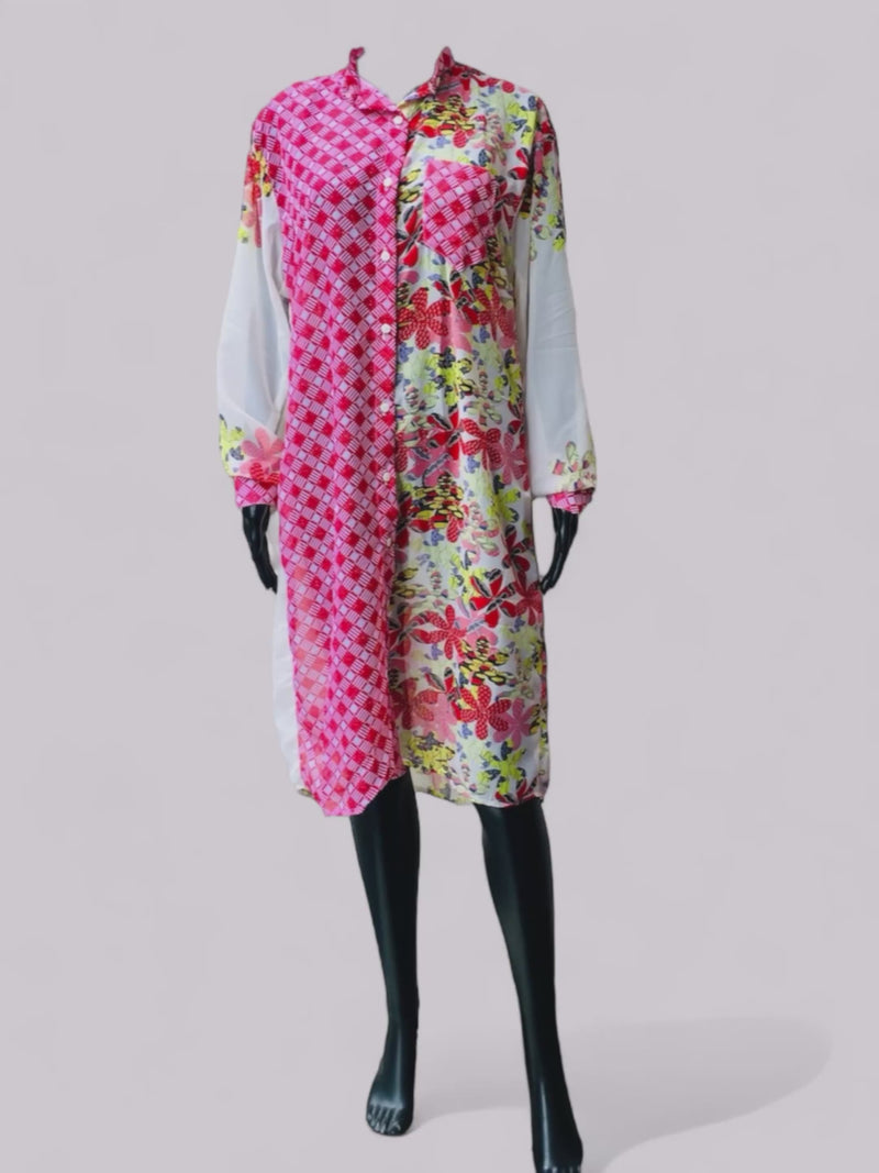 CHIDERA Chiffon Shirt Dress