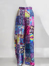 AYOMIDE Silk Patch Pants