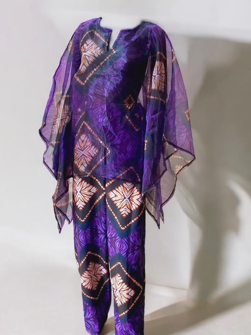 OYINKAN JERSEY ADIRE PANT SET