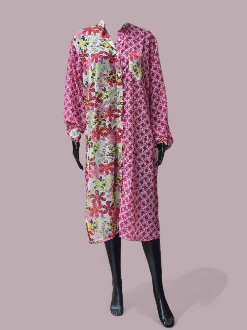 CHIDERA Chiffon Shirt Dress