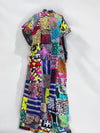 ODICHE Ankara Patchwork Dress